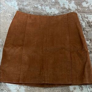 Free People Brown Mini Pencil Skirt Casual